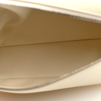 Loro Piana Grained Calfskin L19 Extra Pocket Pouch Whisper White 5 of 10