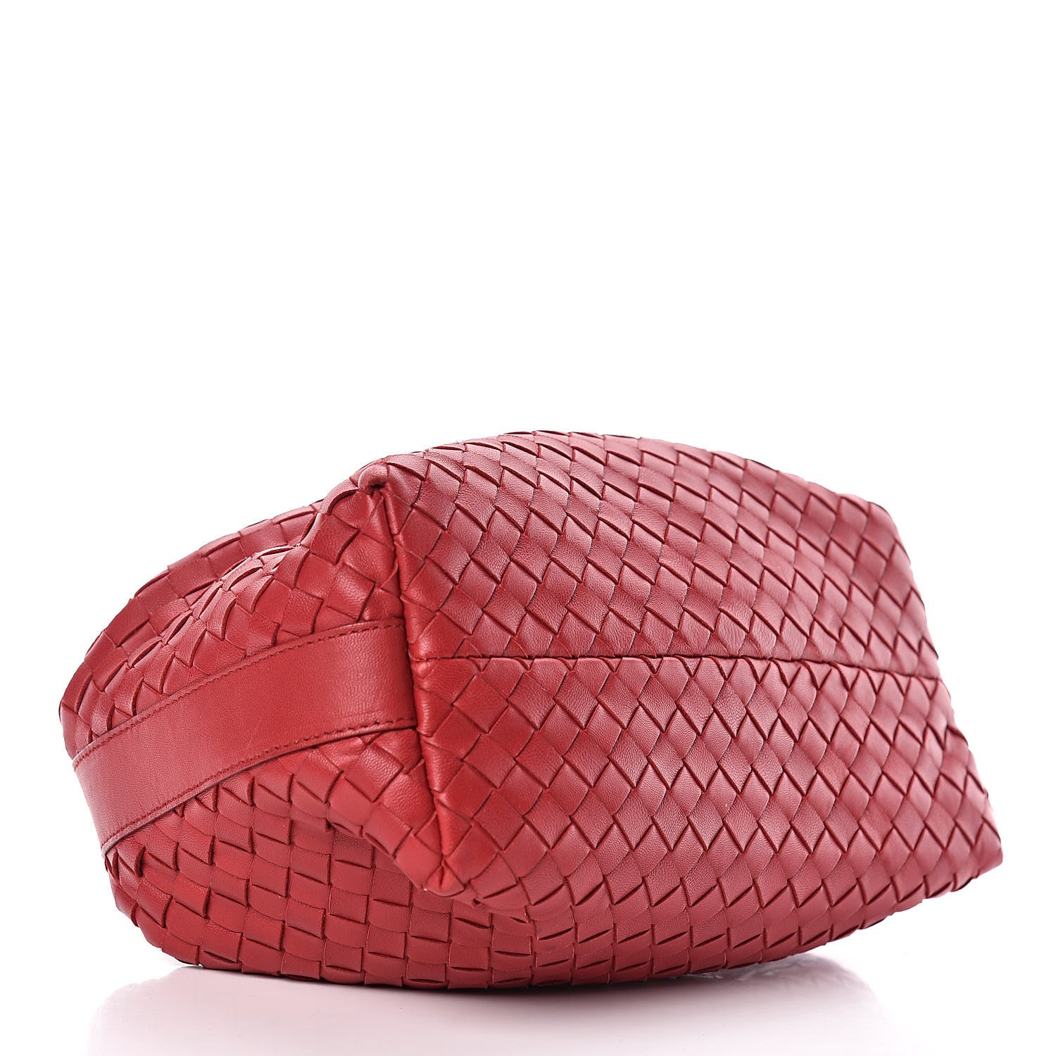Bottega Veneta Nappa Intrecciato Large Cosmetic Case Carmino 5 of 10