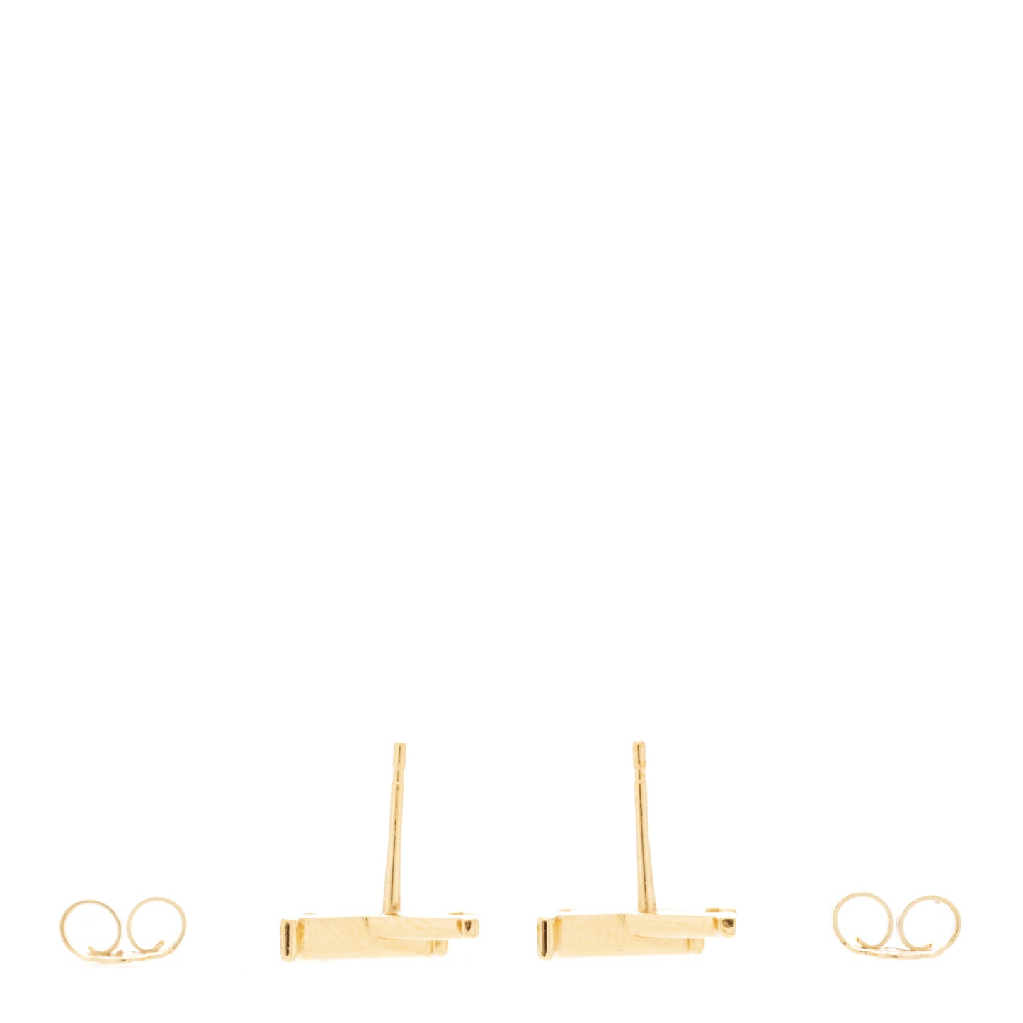 Metal LV Iconic Earrings Gold