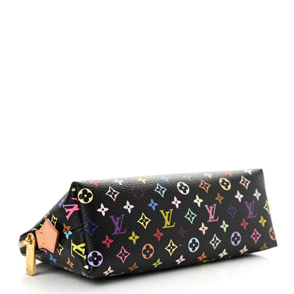 Louis Vuitton Monogram Multicolor Cosmetic Pouch Black Grenade 4 of 7