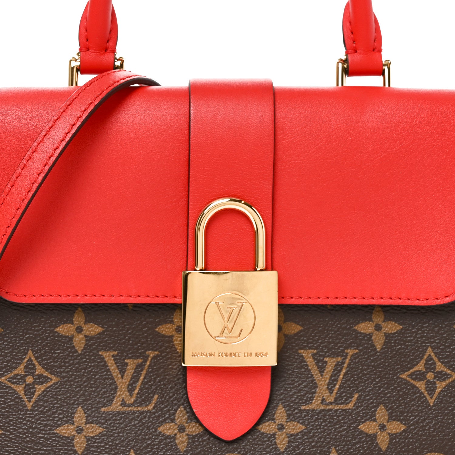 Louis Vuitton Monogram Locky BB Coquelicot 8 of 10