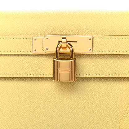 Hermes Epsom Kelly Sellier 28 Jaune Poussin 10 of 11