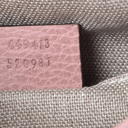 Gucci Monogram Mini Bree Messenger Bag Beige Soft Pink 7 of 7
