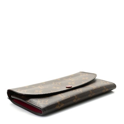 Louis Vuitton Monogram Emilie Wallet Fuchsia 4 of 11