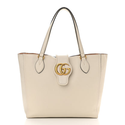 Gucci New Sakai Calfskin Lux Small Dahlia Tote Mystic White 3 of 11