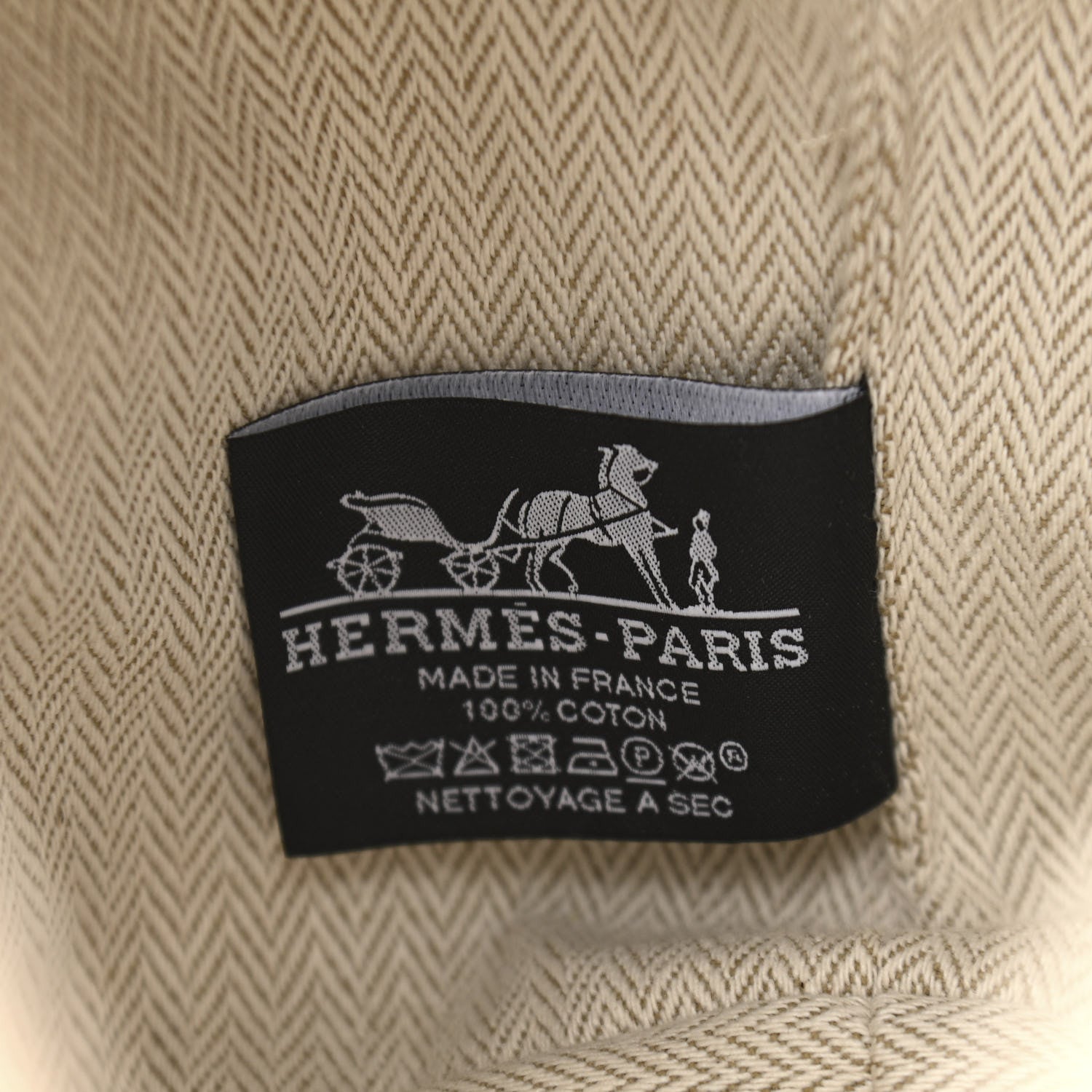 Hermes Canvas Small Bride-A-Brac Pouch Natural 6 of 9