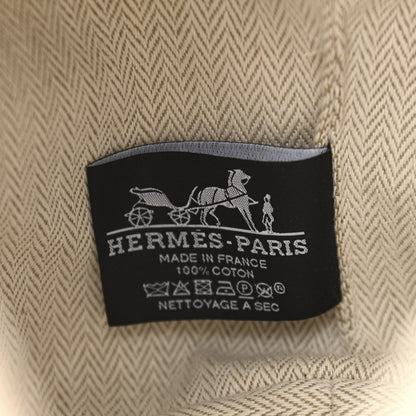 Hermes Canvas Small Bride-A-Brac Pouch Natural 6 of 9