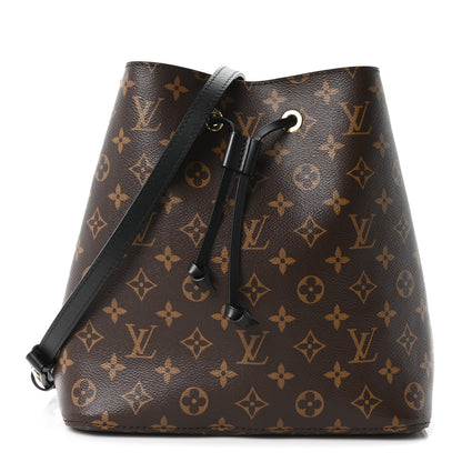 Louis Vuitton Monogram Neonoe MM Black Black 1 of 10
