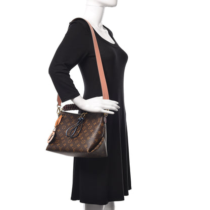 Louis Vuitton Monogram Beaubourg Hobo Mini Bordeaux Red Peach Safran Blue Jean Blue 2 of 10