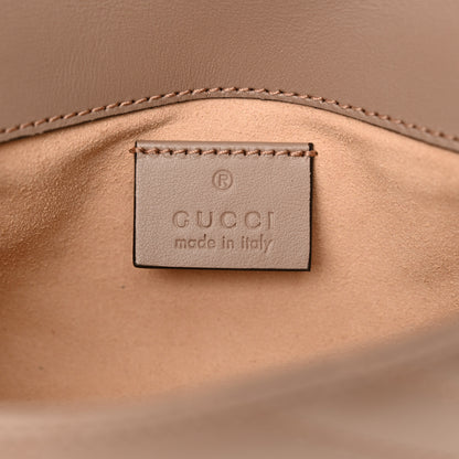Gucci Calfskin Matelasse Super Mini GG Marmont Shoulder Bag Porcelain Rose 6 of 11