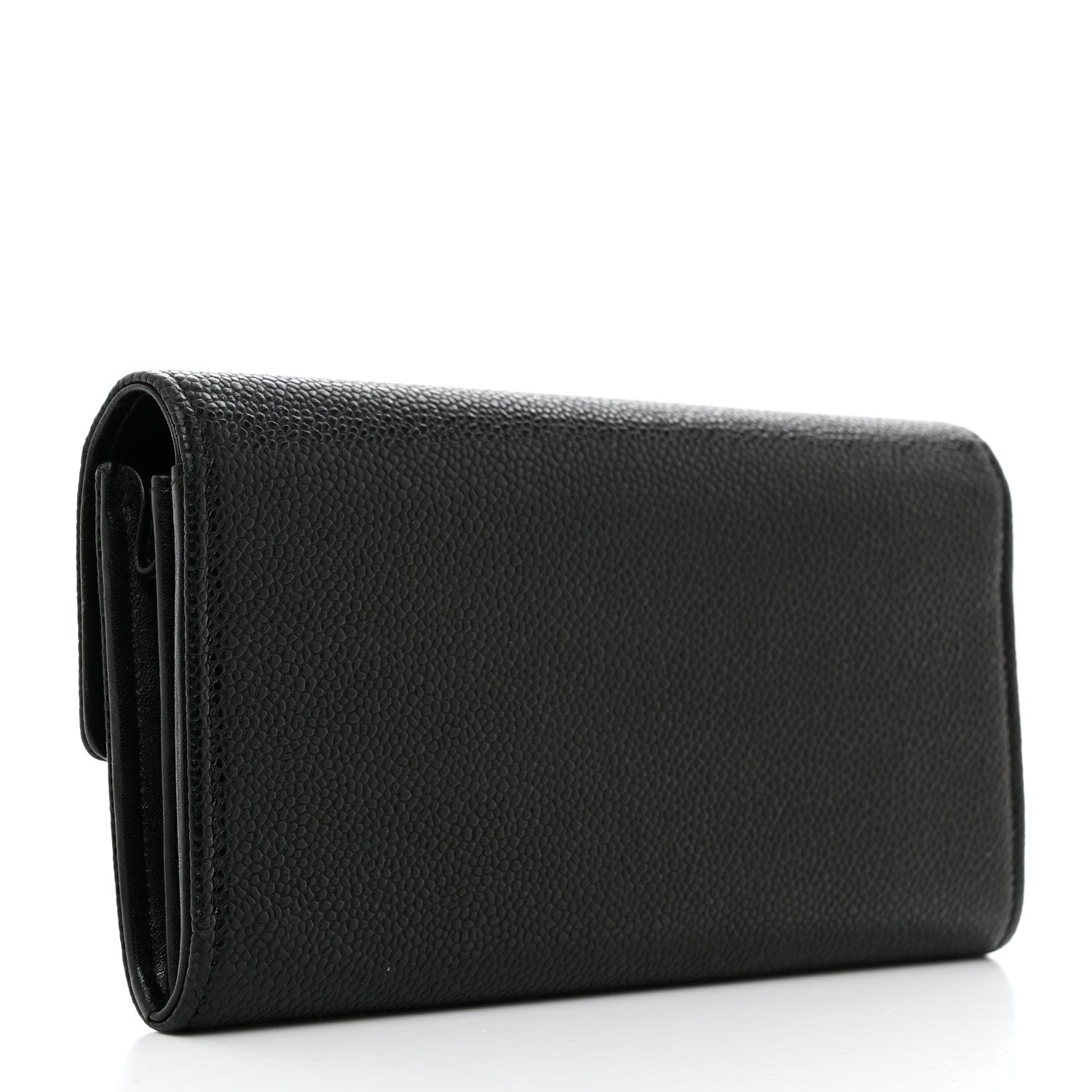 Chanel Caviar Timeless CC Large Gusset Flap Wallet Black 3 of 12