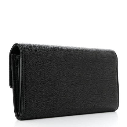 Chanel Caviar Timeless CC Large Gusset Flap Wallet Black 3 of 12