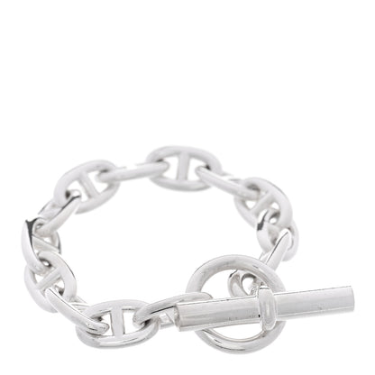 Hermes Sterling Silver MM Chaine D'Ancre Bracelet 2 of 3