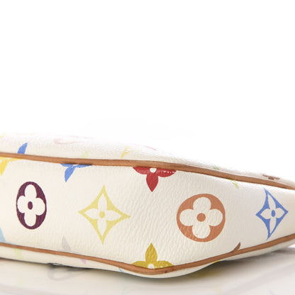 Louis Vuitton Monogram Multicolor Pochette Accessories White 9 of 9