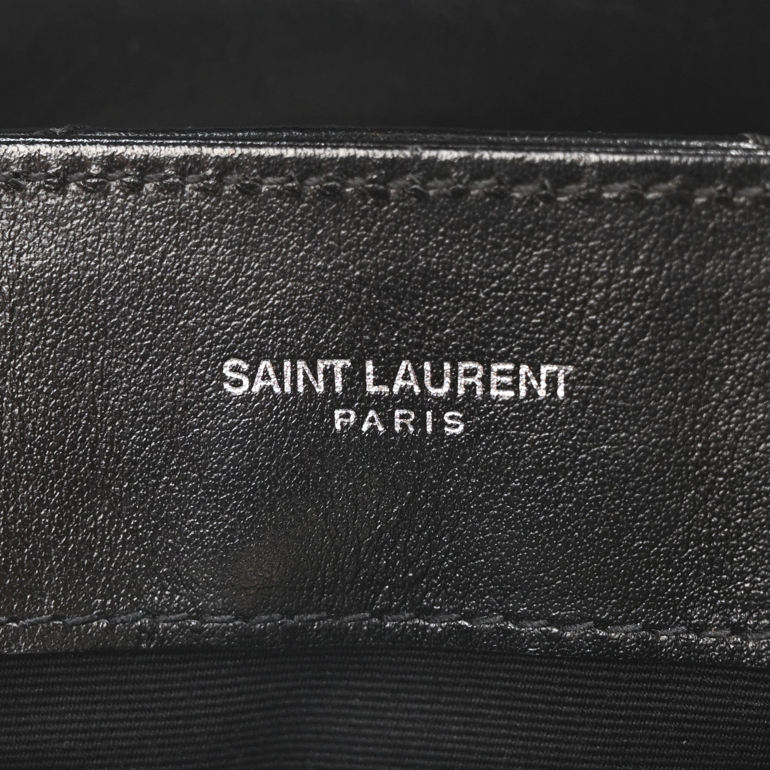 Saint Laurent Calfskin Y Quilted Monogram Small Loulou Chain Satchel Black 6 of 11