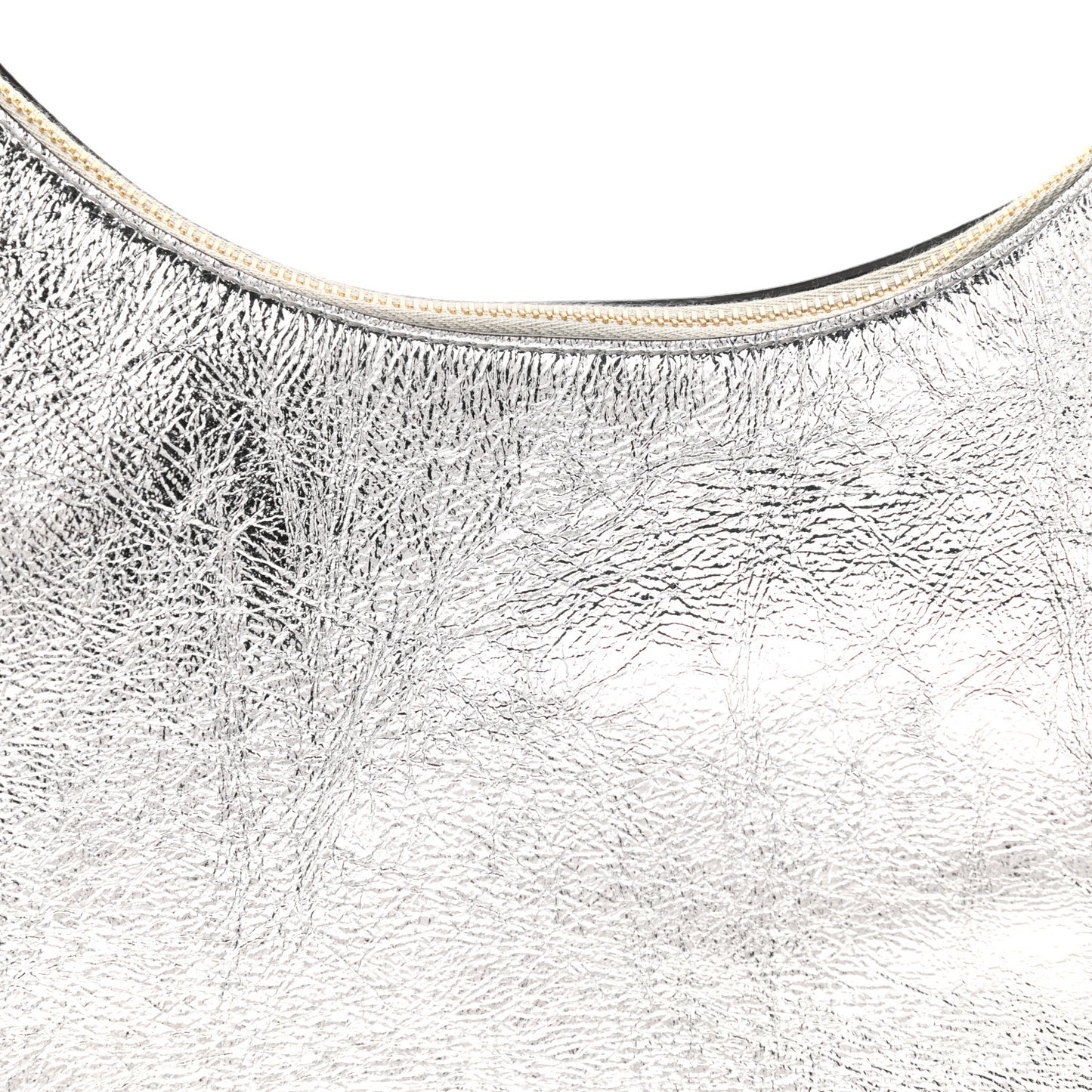 Rock Millenium Small Fendigraphy Hobo Bag Argento