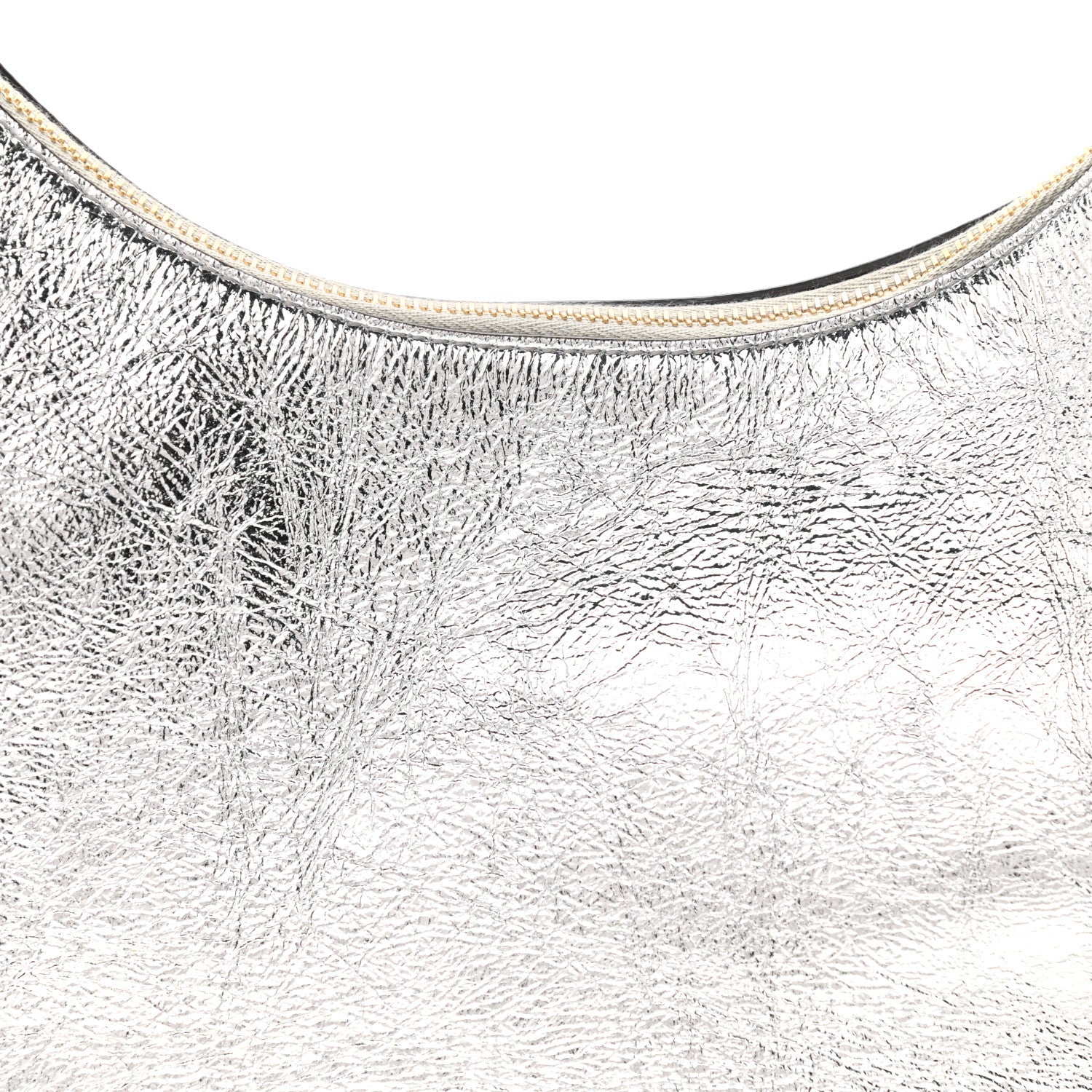 Fendi Rock Millenium Small Fendigraphy Hobo Bag Argento 8 of 10