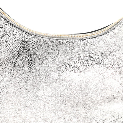 Fendi Rock Millenium Small Fendigraphy Hobo Bag Argento 8 of 10