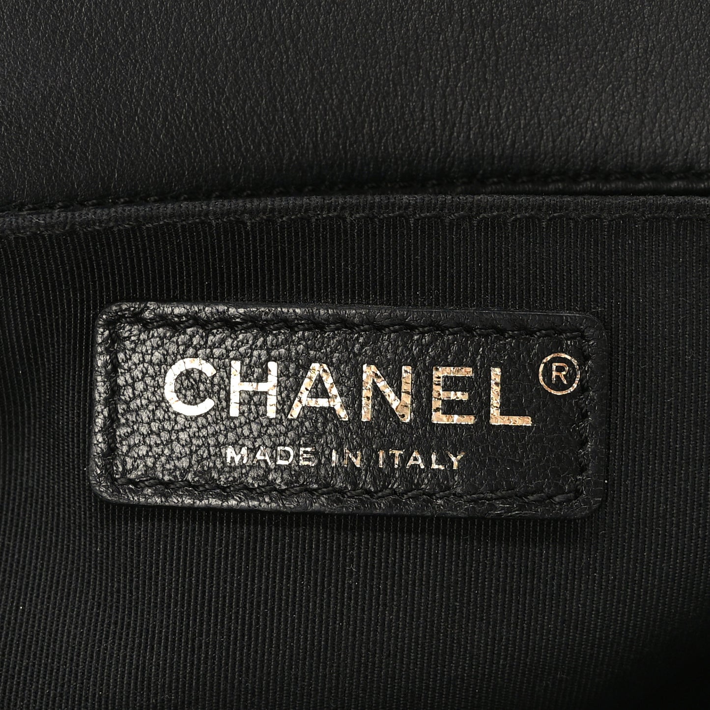 Calfskin Quilted Medium Boy Flap Black