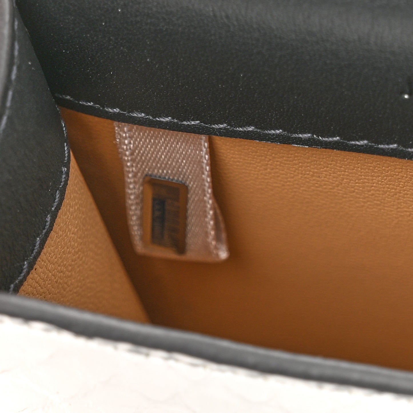 Metallic Calfskin Snakeskin Embossed Varenne Top Handle Satchel Silver