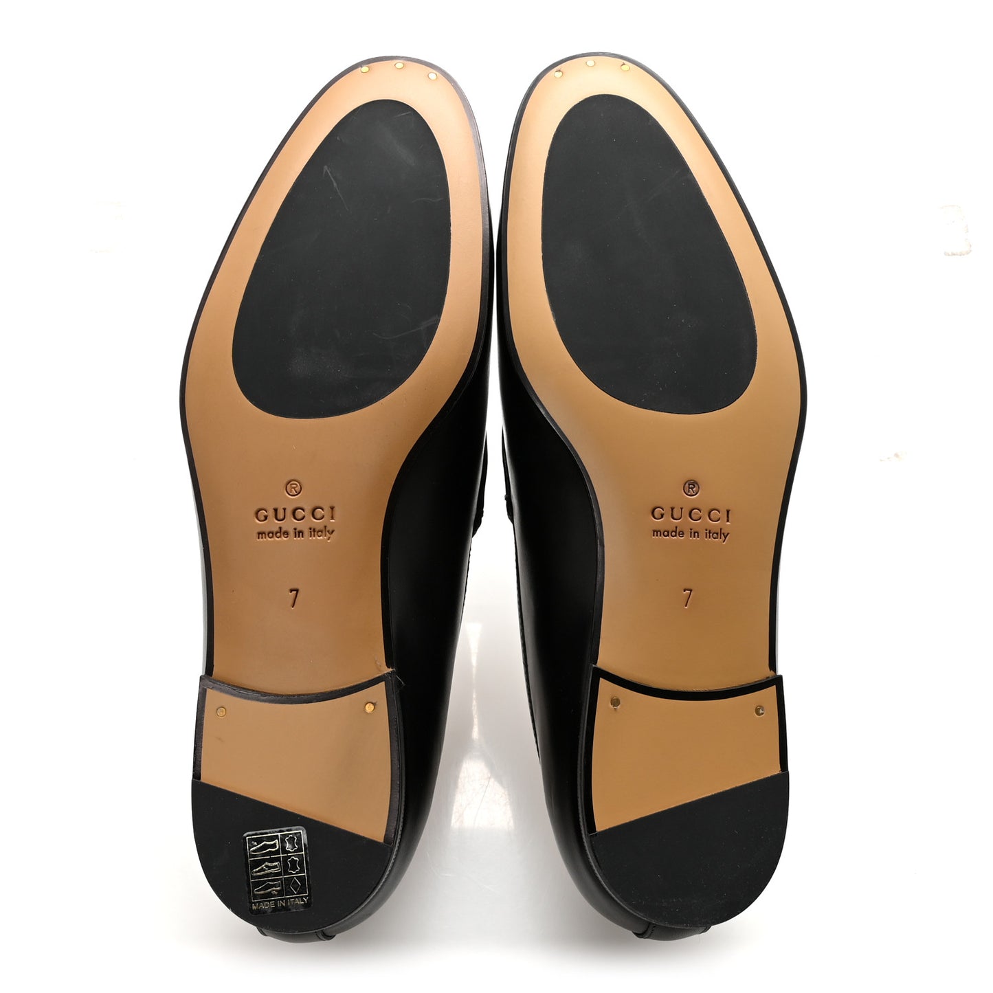 Calfskin Horsebit Mens Jordaan Loafers 7 Black