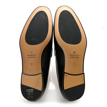 Gucci Calfskin Horsebit Mens Jordaan Loafers 7 Black 11 of 20