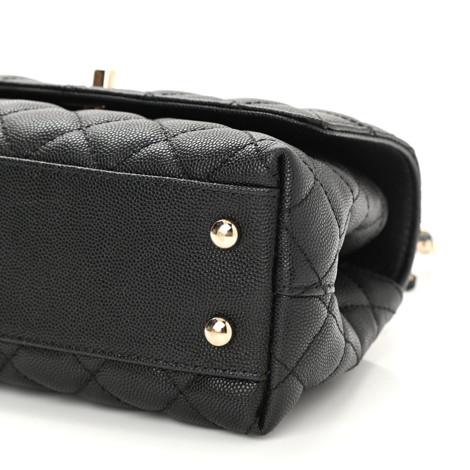 Chanel Caviar Quilted Mini Coco Handle Flap Black 10 of 10