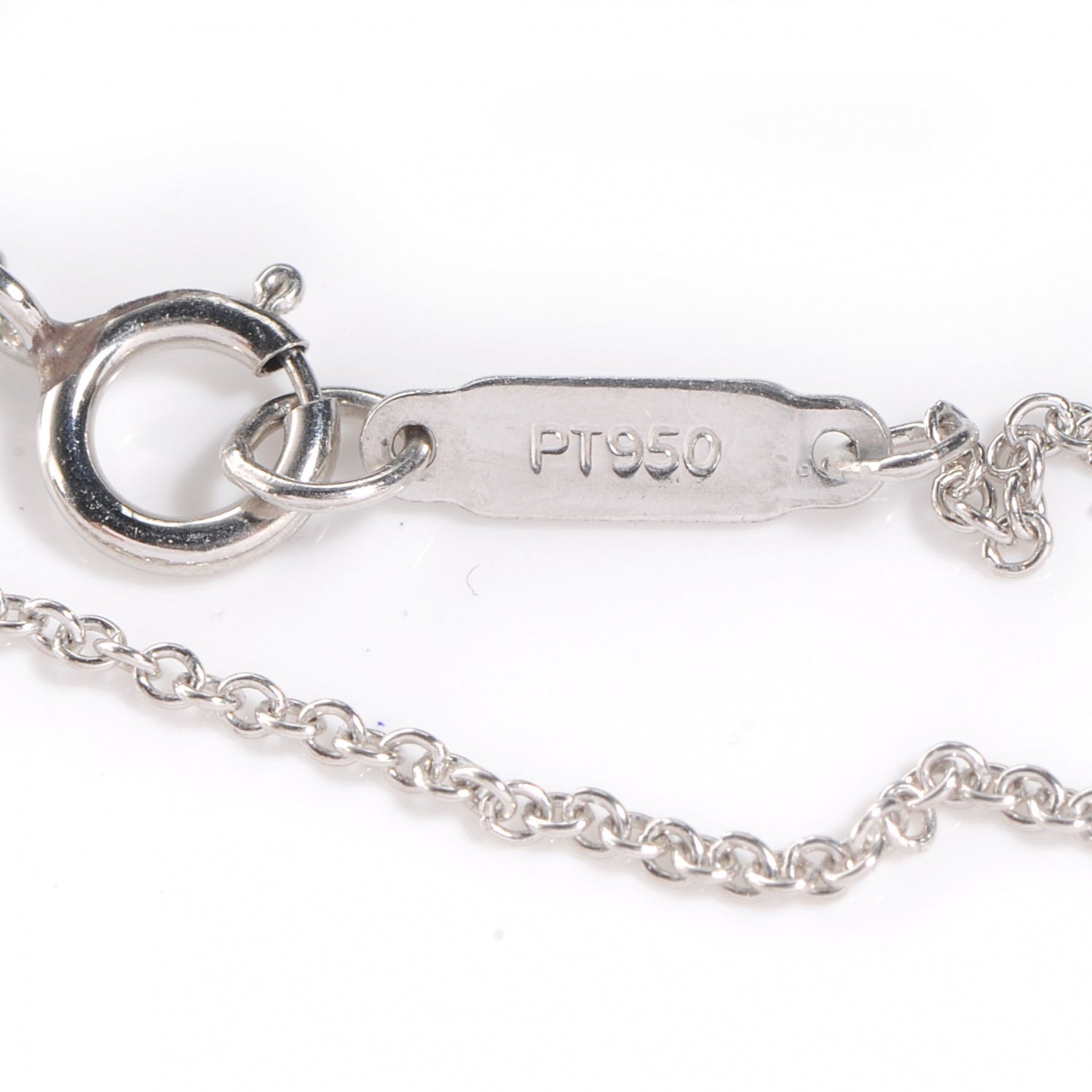 Tiffany Platinum Diamond Bezel Set Cross Pendant Necklace 6 of 6