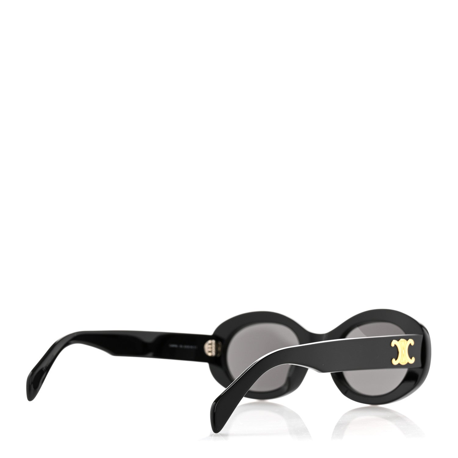 Celine Acetate Triomphe 01 Sunglasses CL 40194U Black 4 of 10