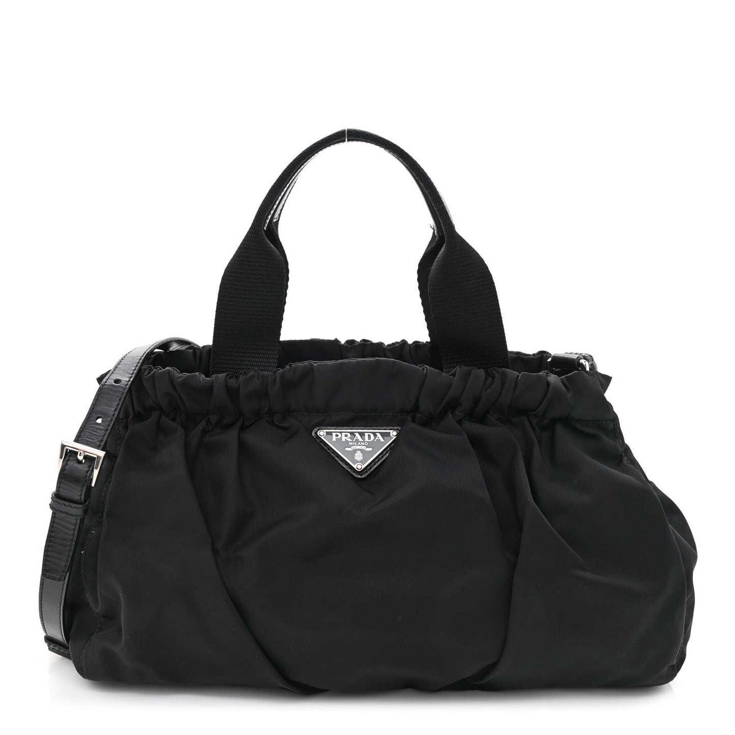 Tessuto Nylon Shoulder Bag Black