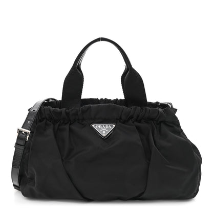 Prada Tessuto Nylon Shoulder Bag Black 1 of 14