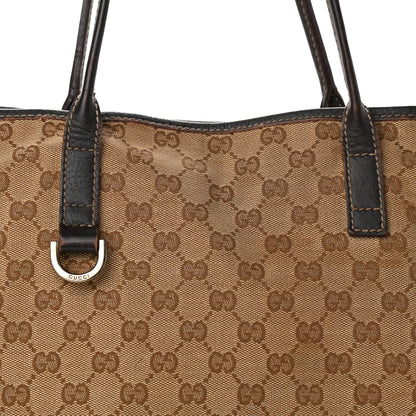Gucci Monogram Large New Britt Tote Brown 8 of 15