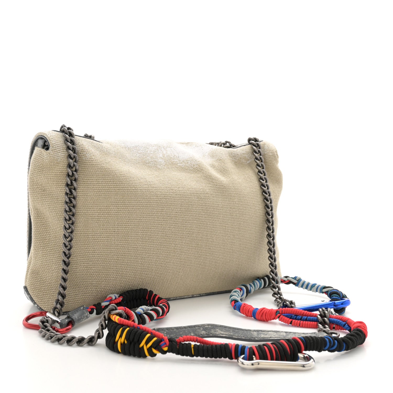 Chanel Canvas Tromp L’Oeil Graffiti Oh My Boy Flap Beige 3 of 12