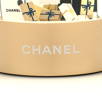 Chanel Glass CC Shopping Bag Snow Globe Gold 6 of 9