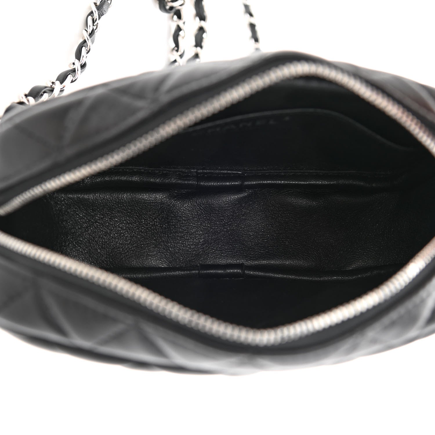 Chanel Calfskin Quilted Camera Case Black 4 of 9