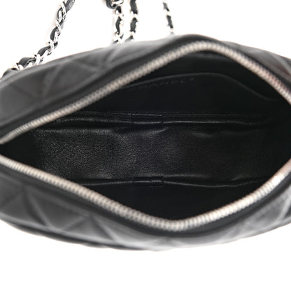 Chanel Calfskin Quilted Camera Case Black 4 of 9