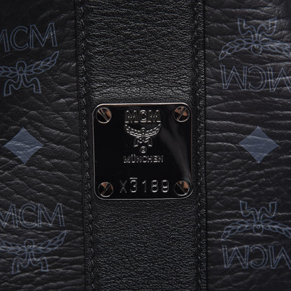 MCM Visetos Large Liz Reversible Shopper Tote Black 10 of 11
