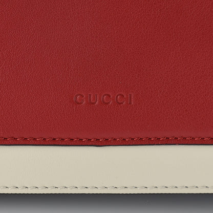 Gucci Calfskin Bee Embroidered Medium Dionysus Shoulder Bag White Blue Hibiscus Red 10 of 13