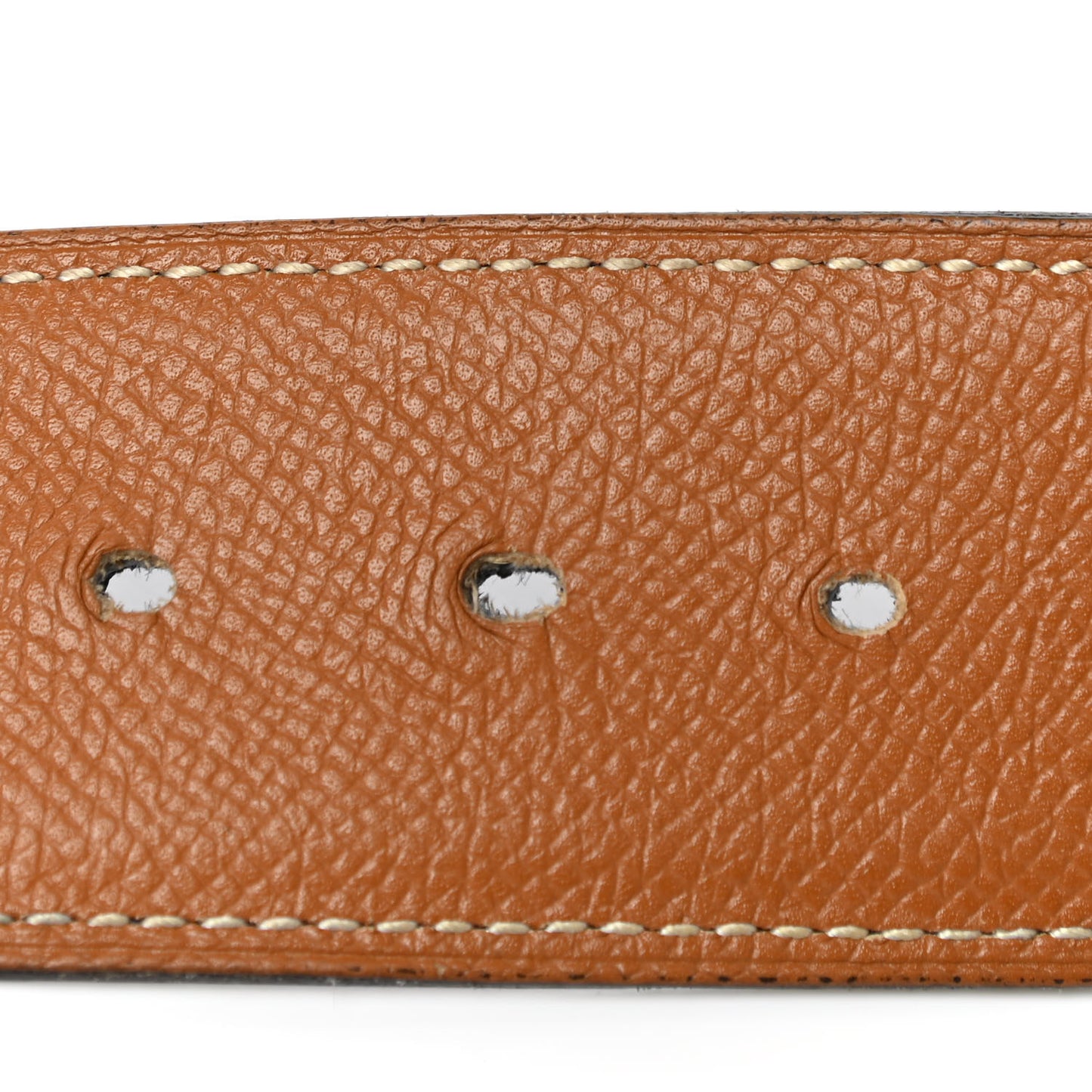 Epsom 38mm Constance H Belt 95 Bleu Saphir Gold