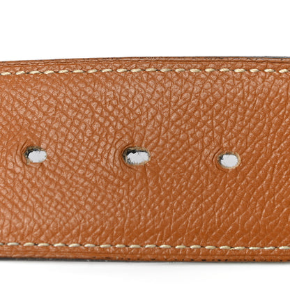 Hermes Epsom 38mm Constance H Belt 95 Bleu Saphir Gold 11 of 11