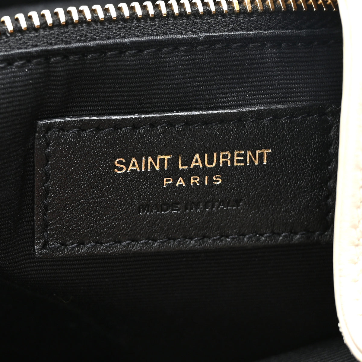 Saint Laurent Lambskin Matelasse Monogram Joe Backpack Cream 5 of 9