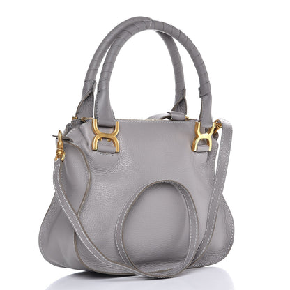 Chloe Calfskin Small Marcie Satchel Cashmere Grey 4 of 10