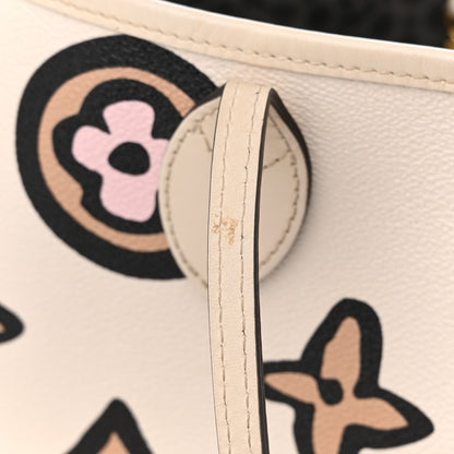 Louis Vuitton Monogram Giant Wild At Heart Neverfull MM Creme 12 of 14