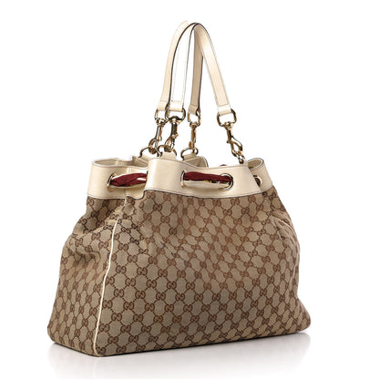 Gucci Monogram Large Positano Tote Off White 3 of 10