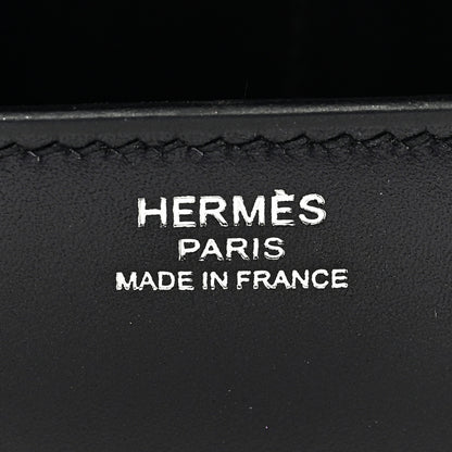 Hermes Tadelakt Egee Clutch Black 6 of 7