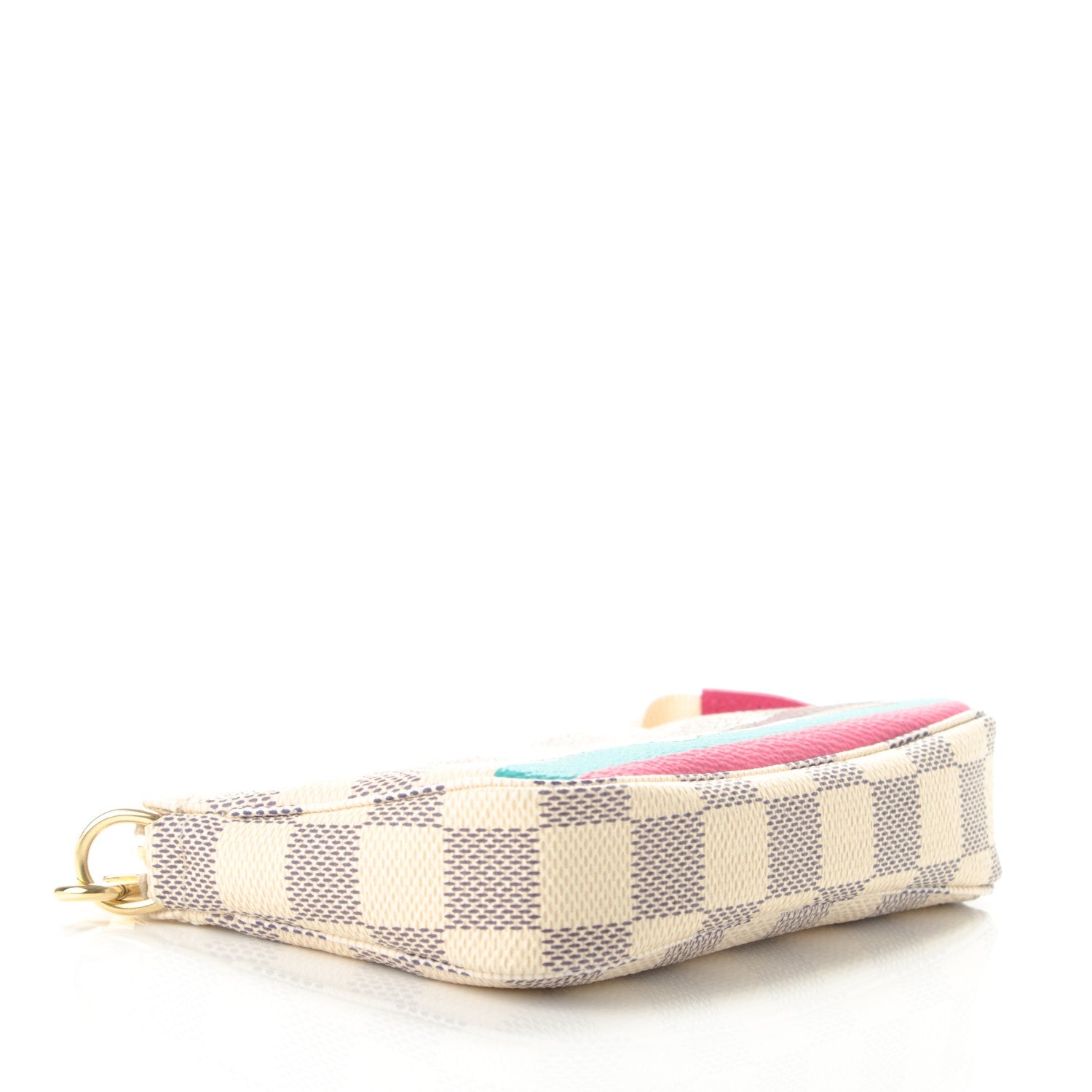 Louis Vuitton Damier Azur 2015 Christmas Animation Mini Pochette Accessories 4 of 7