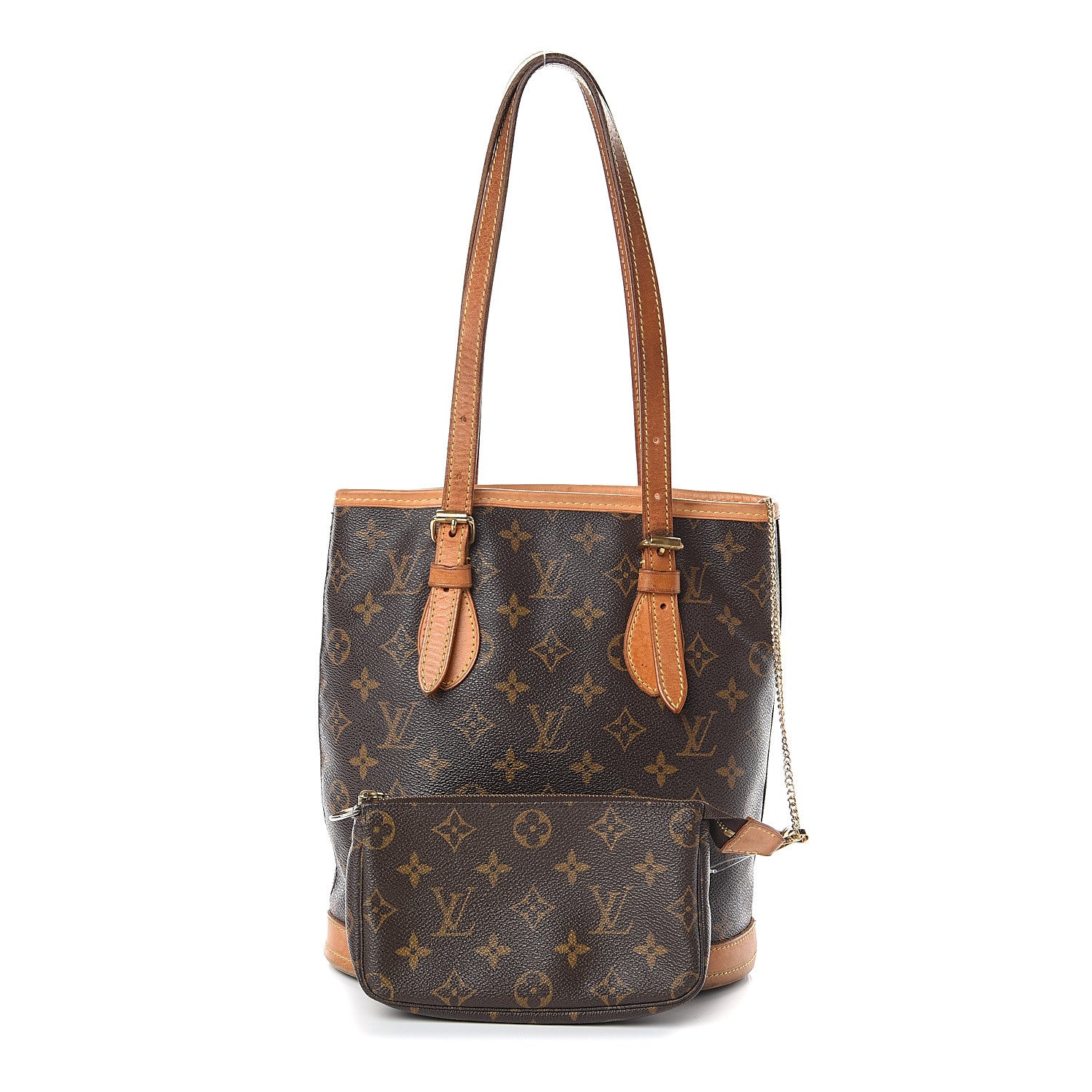 Louis Vuitton Monogram Petit Bucket 23 1 of 8