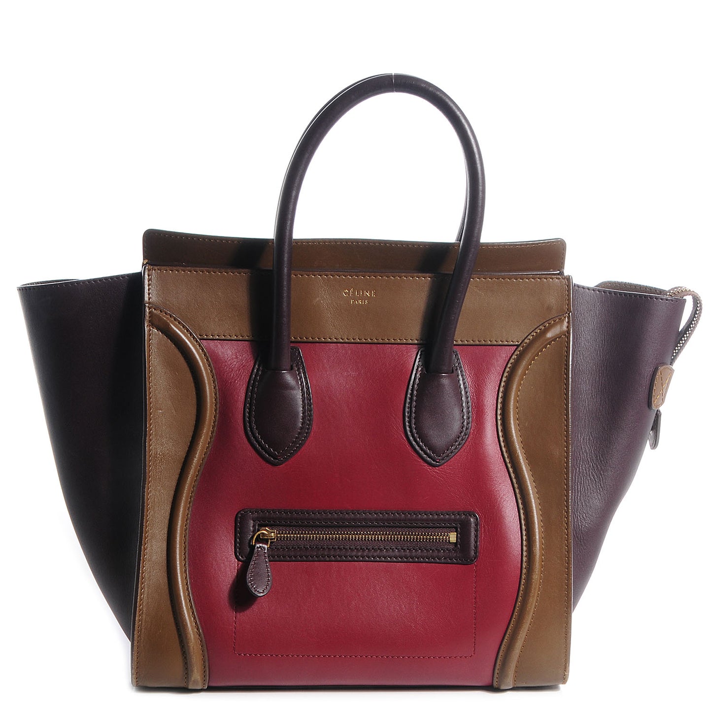 Smooth Calfskin Mini Tri-Color Luggage