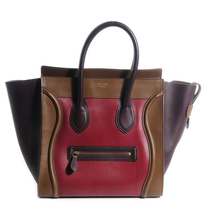 Celine Smooth Calfskin Mini Tri-Color Luggage 1 of 8