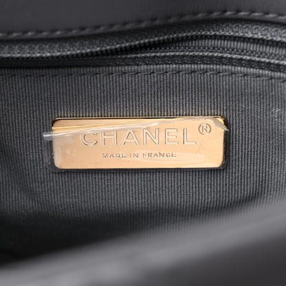 Chanel Lambskin Quilted Medium Chanel 19 Flap Dark Grey 6 of 12
